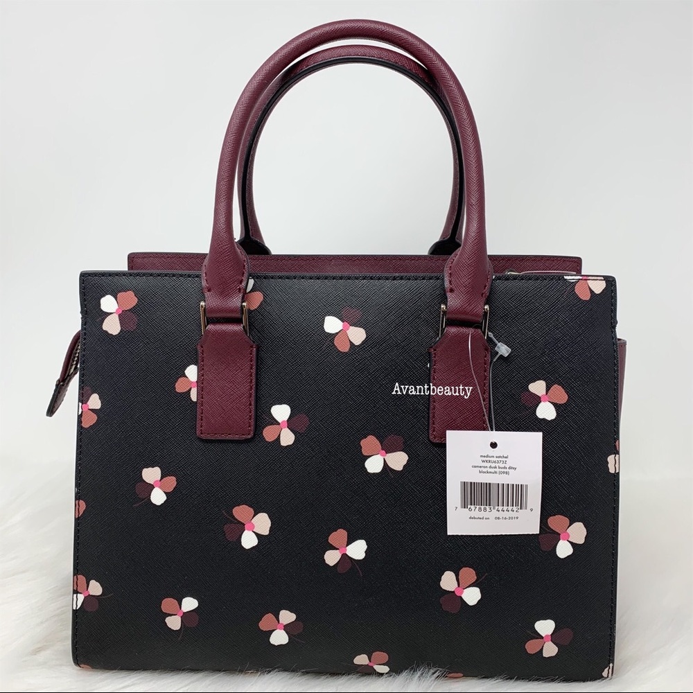 Kate spade cameron medium satchel dusk buds ditsy - Picture 2 of 8